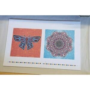 Rick Sinnett Blotter Art 2x  uncut sheet, lithograph Oklahoma Psychedelic